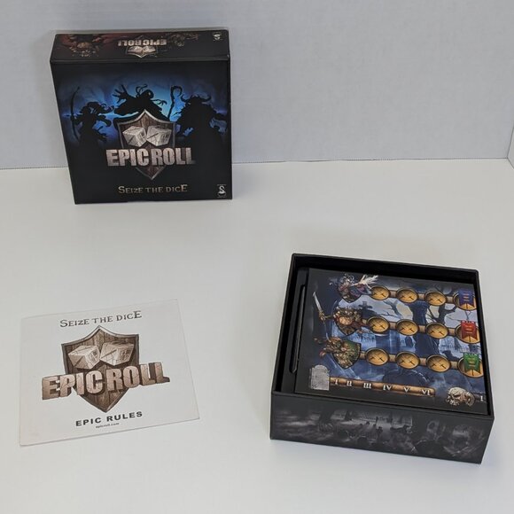 Epic Roll Board Game Plus Expansion Seize the Dice Summon Entertainment Complete - Picture 4 of 12